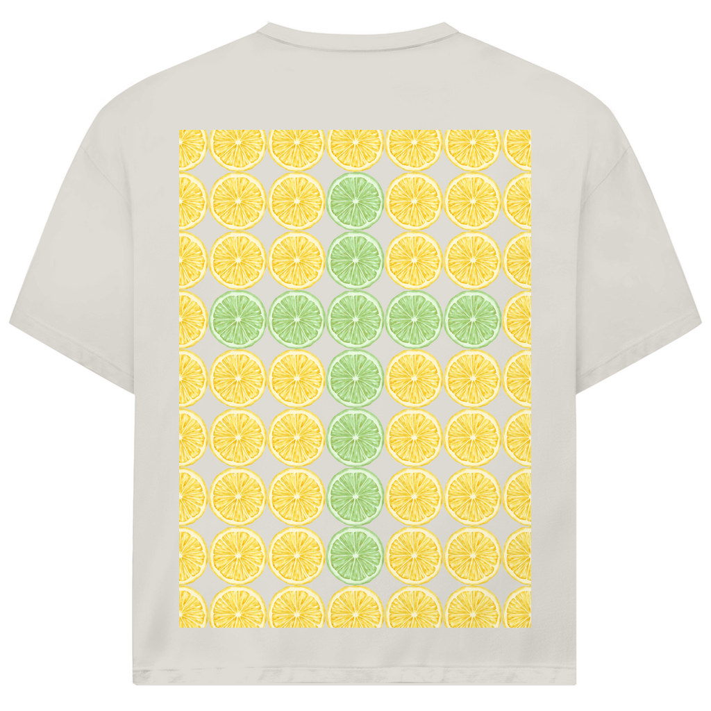 Lemon-Lime Cross Premium Oversize Shirt