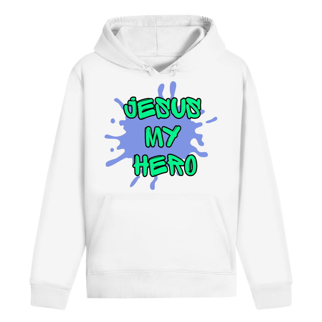 Jesus my hero Premium Hoodie Unisex