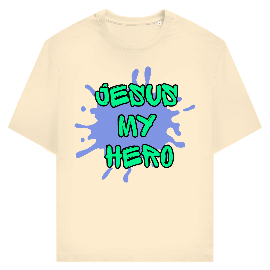 Jesus my hero Premium Shirt Unisex