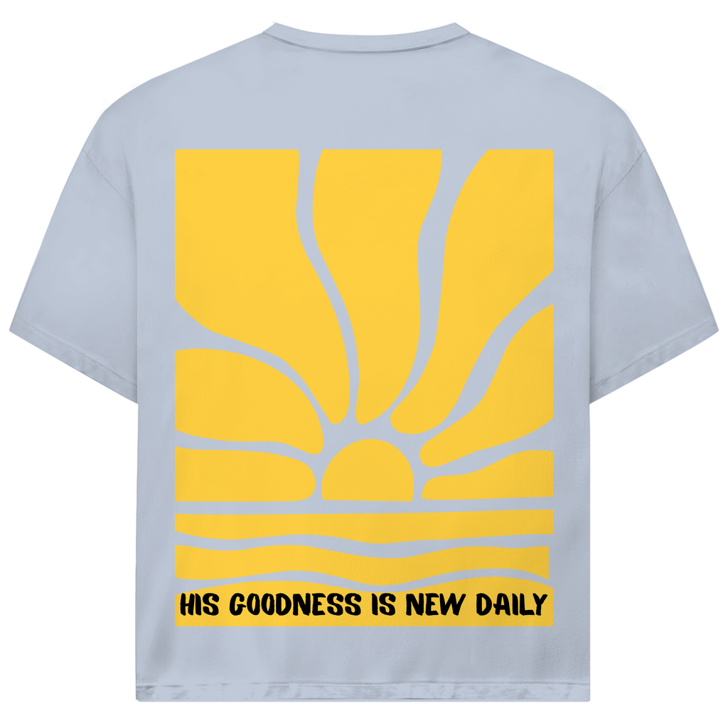 His goodness is new daily Premium Oversize Shirt