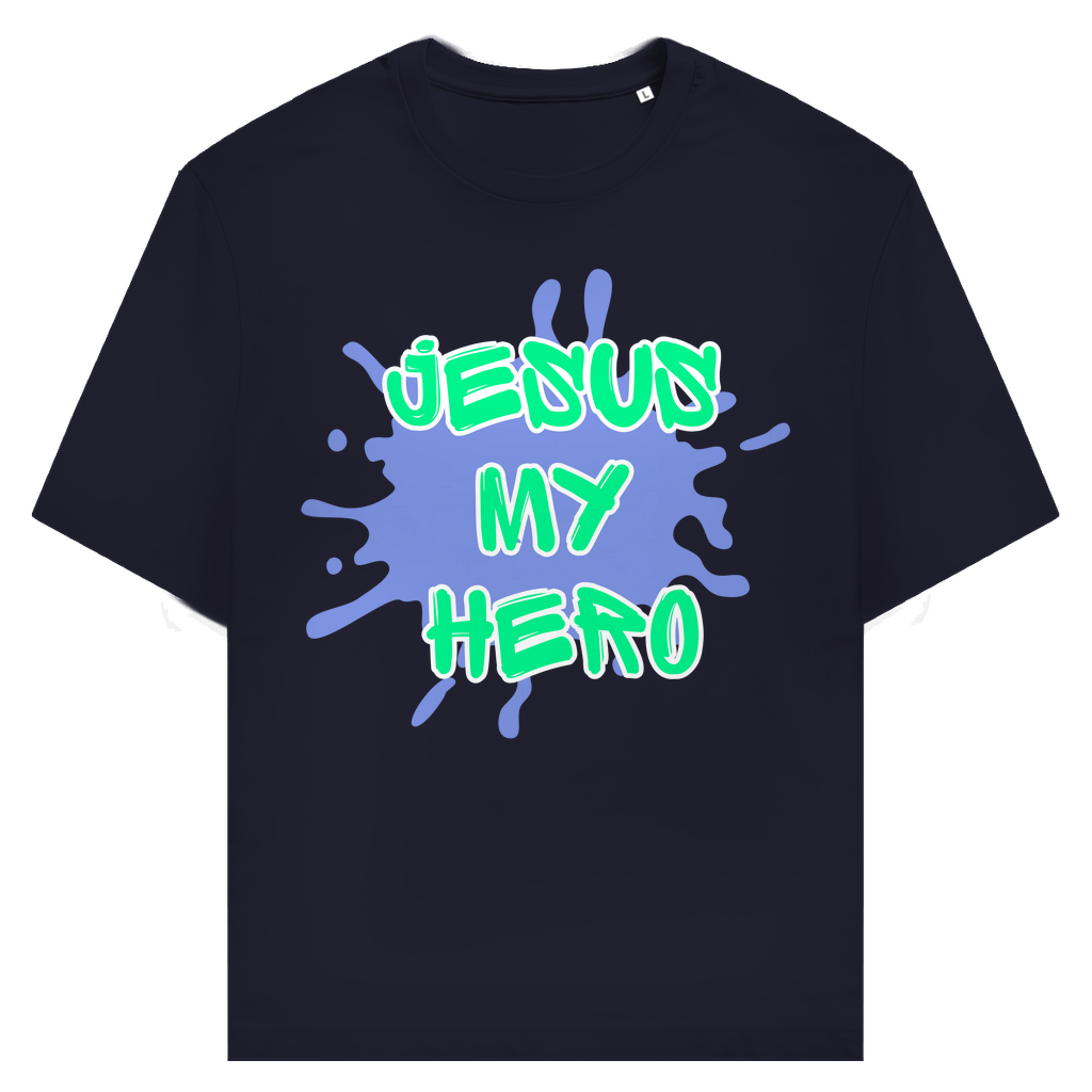 Jesus my hero Premium Shirt Unisex