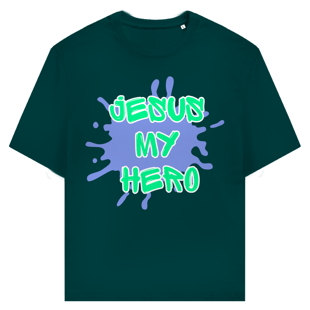 Jesus my hero Premium Shirt Unisex