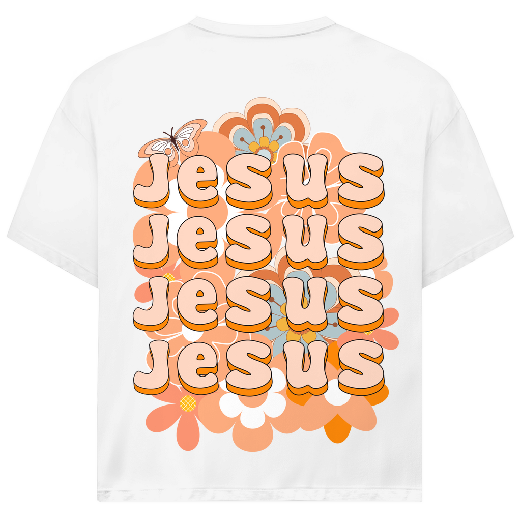 Jesus Schmetterling Premium Oversize Shirt