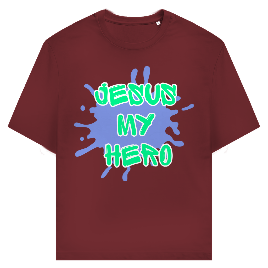 Jesus my hero Premium Shirt Unisex