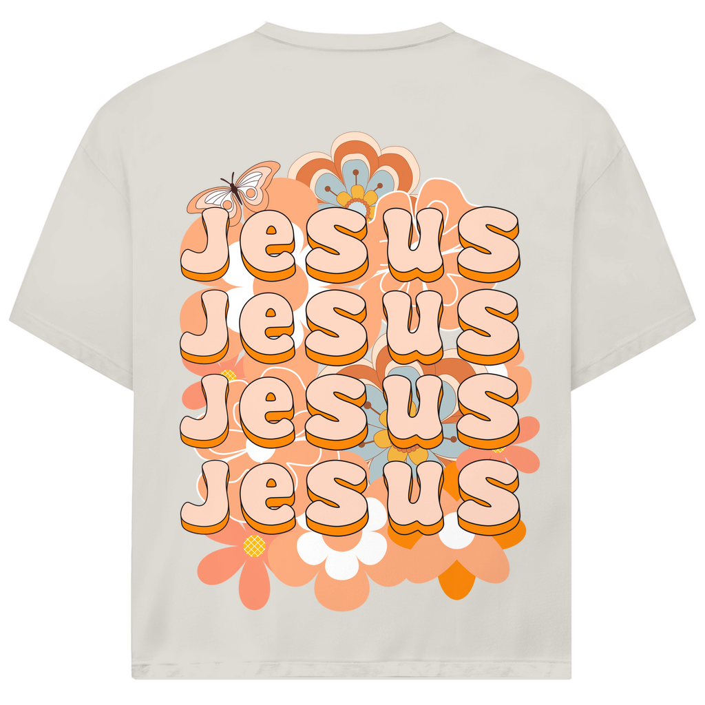 Jesus Schmetterling Premium Oversize Shirt