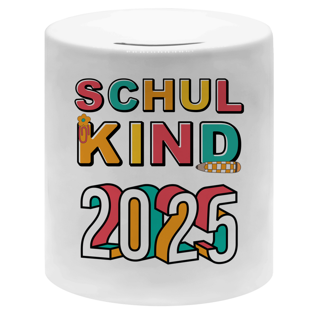 Schulkind 2025 Spardose