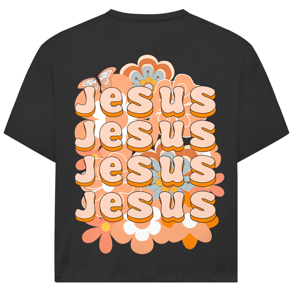 Jesus Schmetterling Premium Oversize Shirt