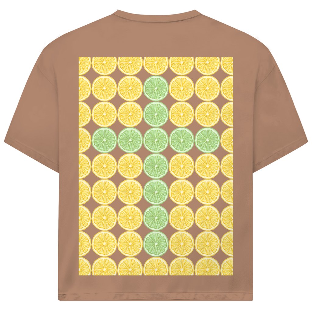 Lemon-Lime Cross Premium Oversize Shirt