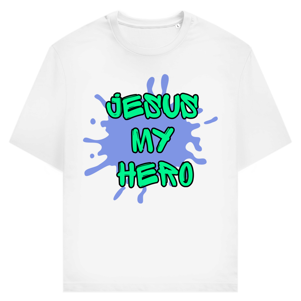 Jesus my hero Premium Shirt Unisex
