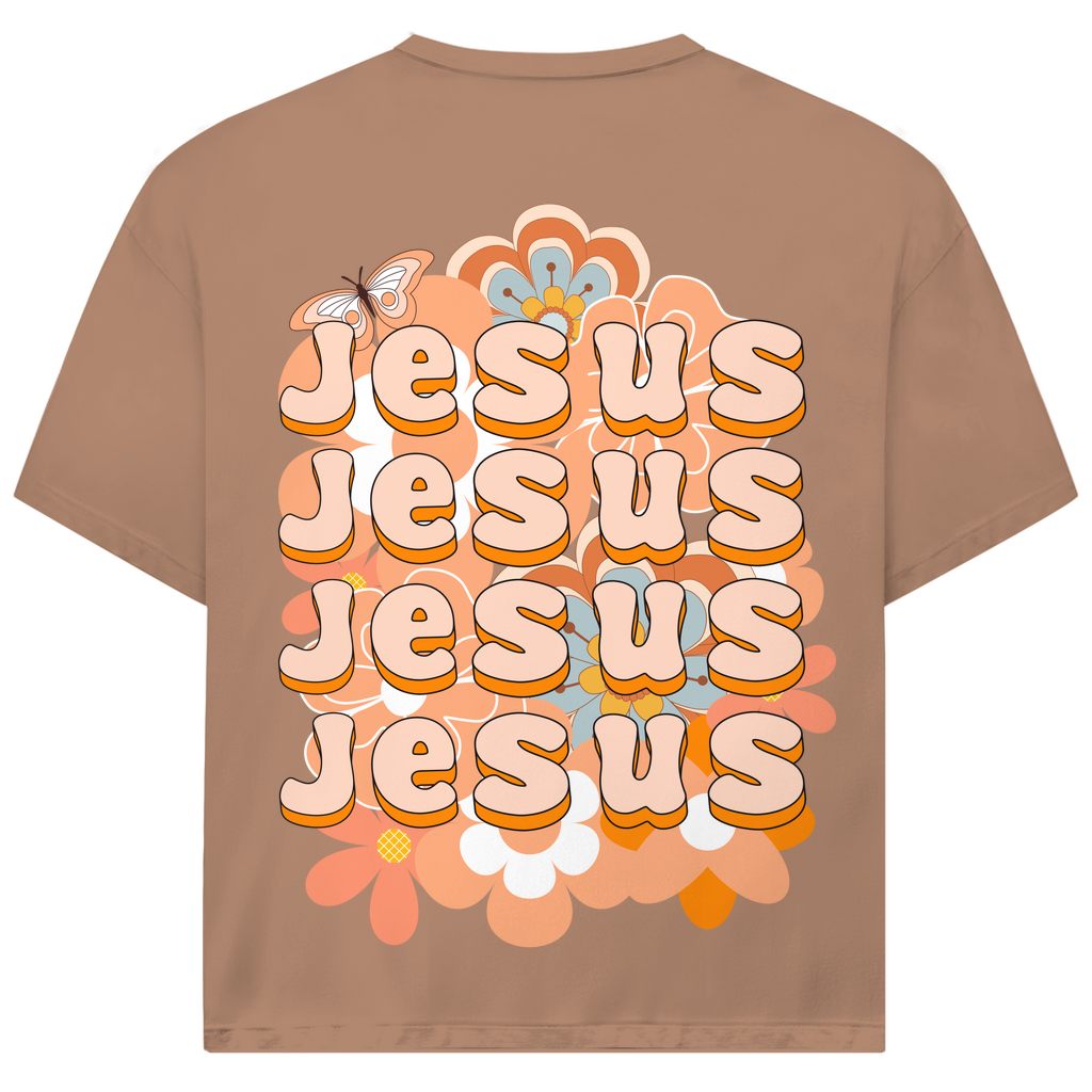 Jesus Schmetterling Premium Oversize Shirt