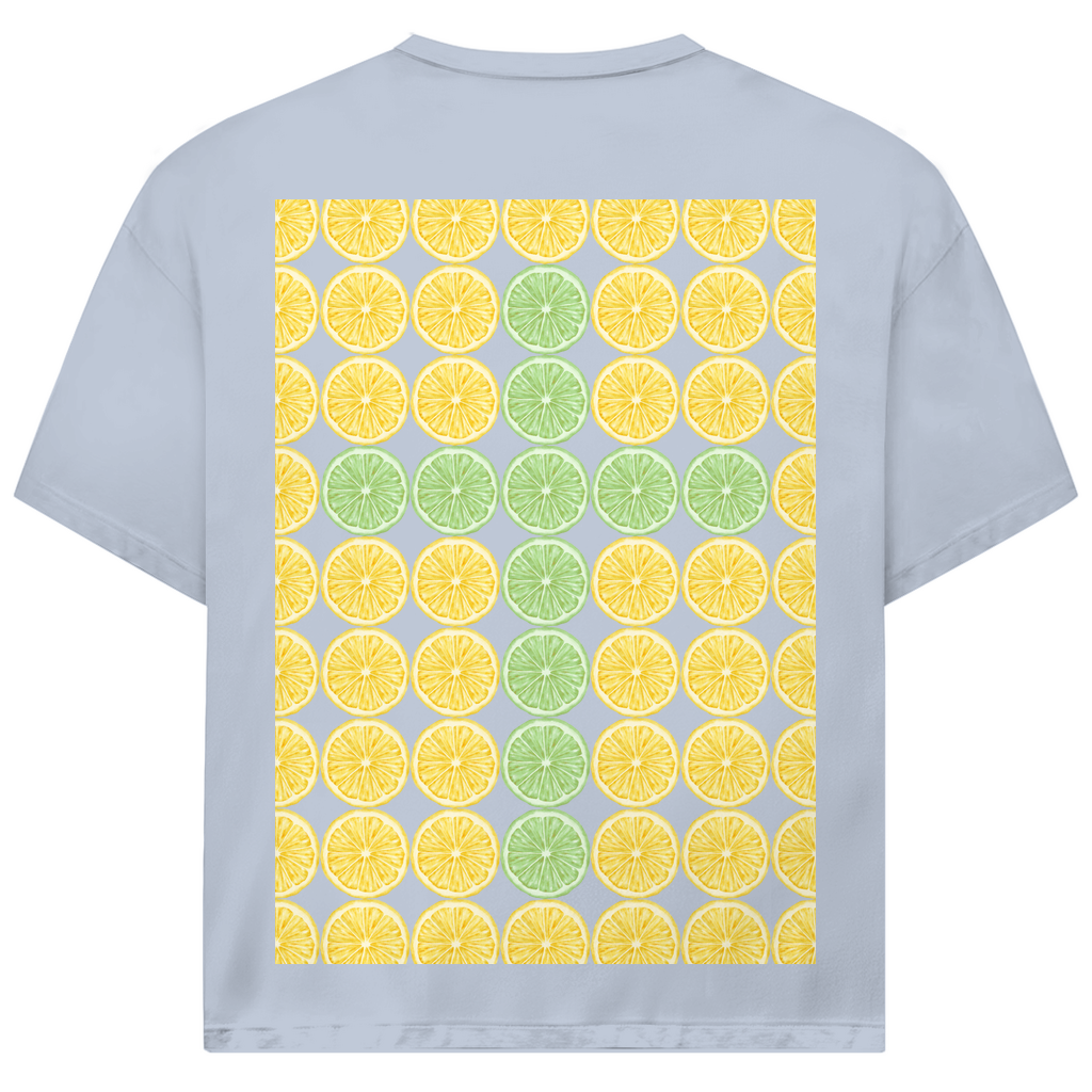 Lemon-Lime Cross Premium Oversize Shirt