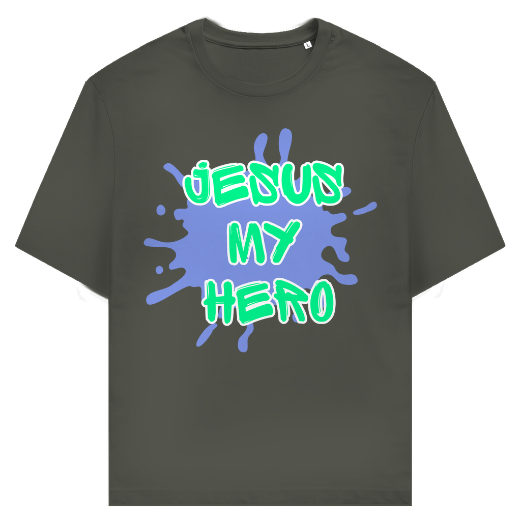 Jesus my hero Premium Shirt Unisex