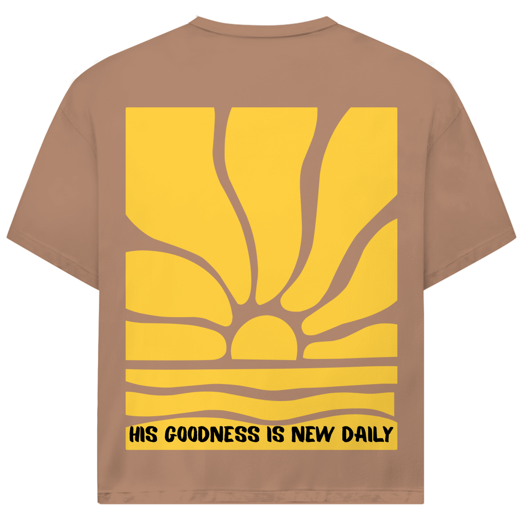 His goodness is new daily Premium Oversize Shirt