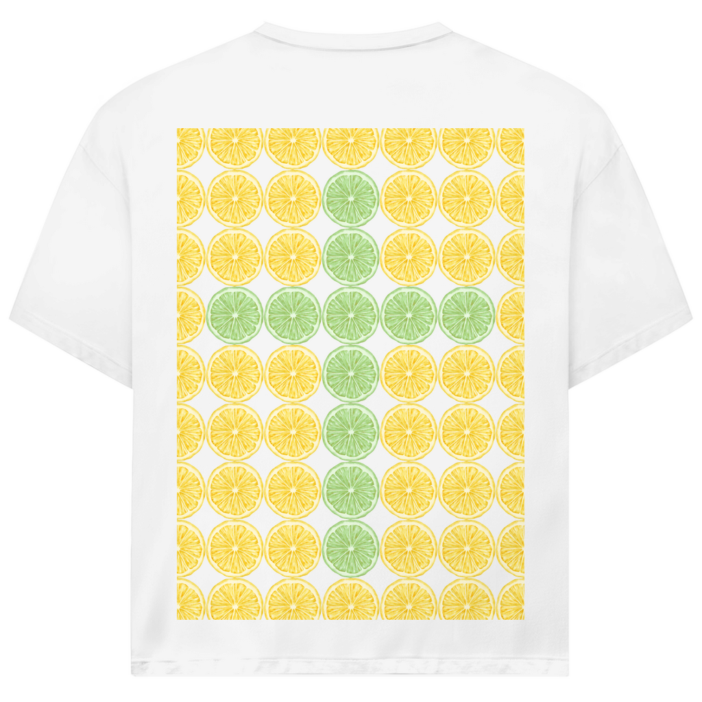 Lemon-Lime Cross Premium Oversize Shirt