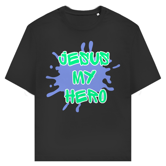 Jesus my hero Premium Shirt Unisex