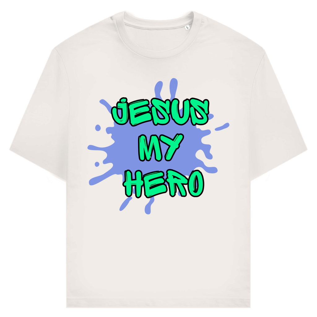 Jesus my hero Premium Shirt Unisex