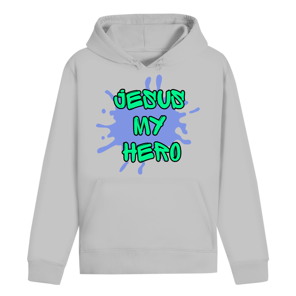Jesus my hero Premium Hoodie Unisex