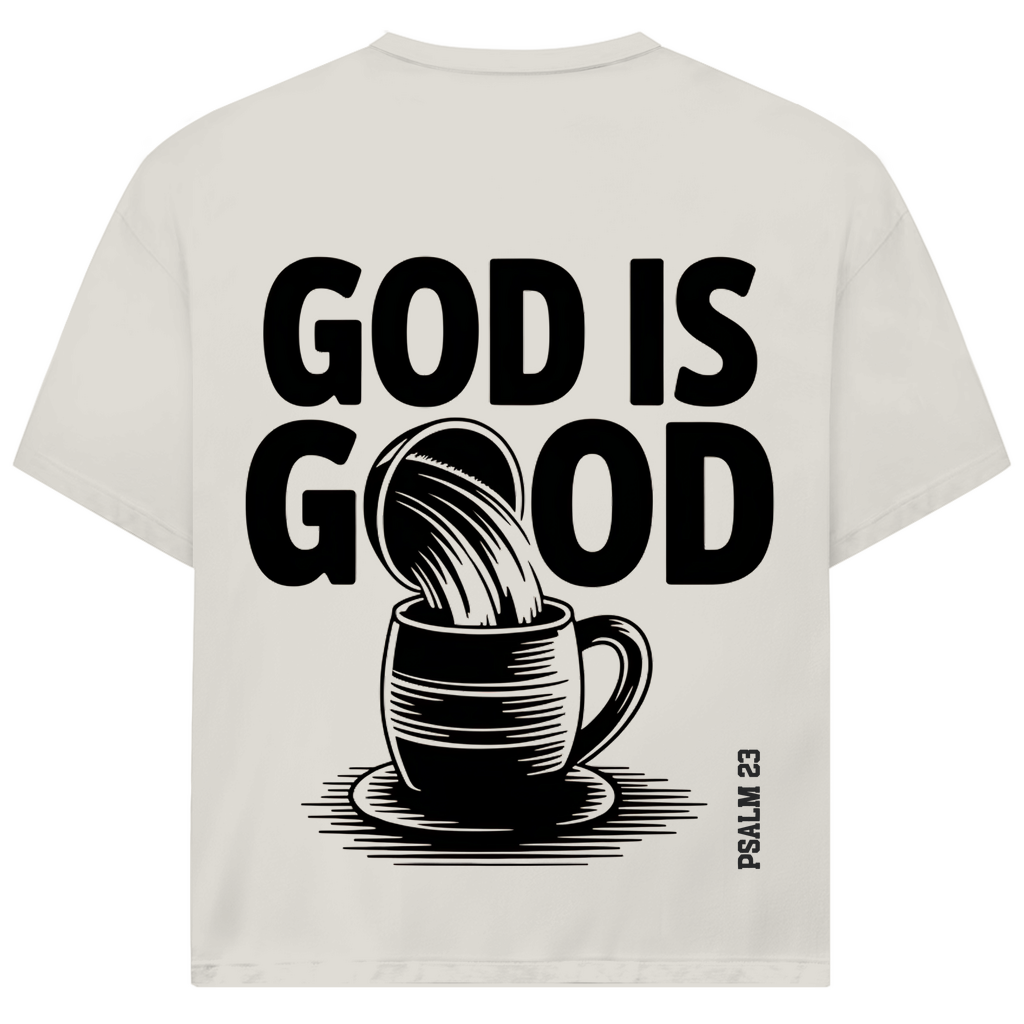 God is Good Ps23 Premium Oversize Shirt
