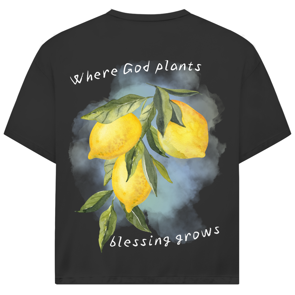 Where god plants... Premium Oversize Shirt