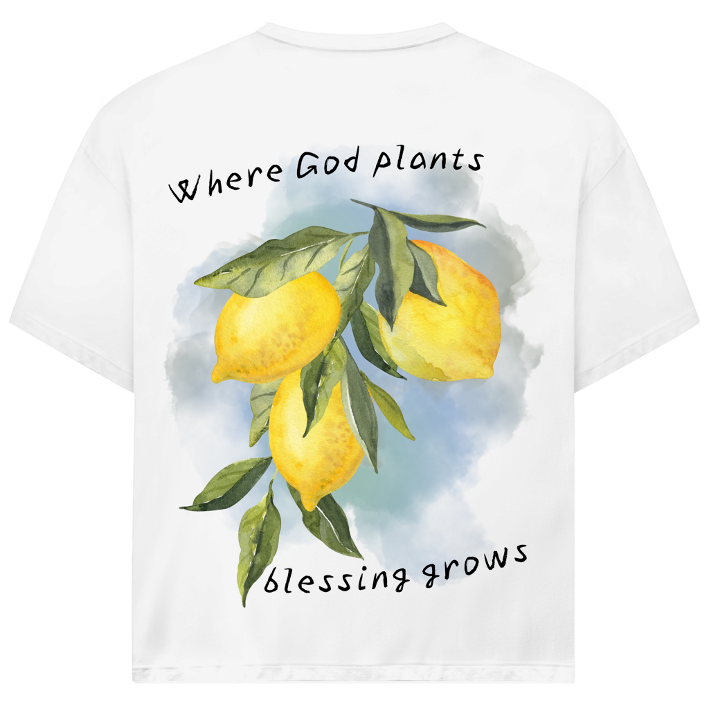 Where god plants... Premium Oversize Shirt
