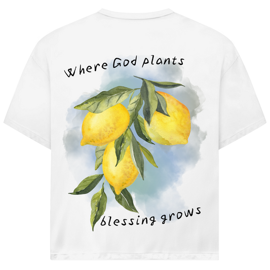 Where god plants... Premium Oversize Shirt