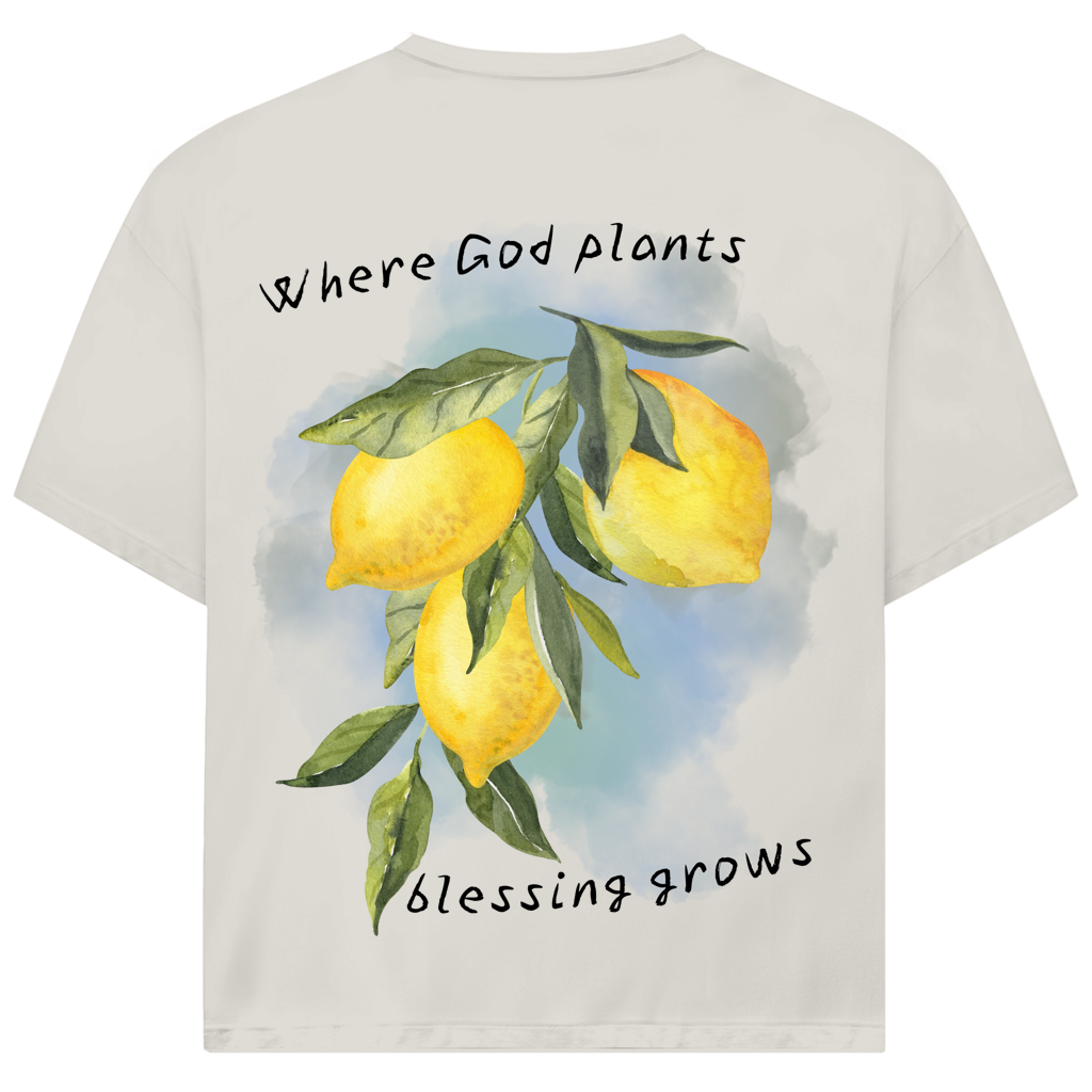 Where god plants... Premium Oversize Shirt