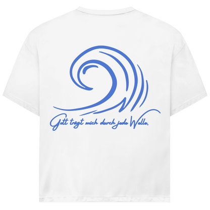 Gott trägt mich durch jede Welle Premium Oversize Shirt