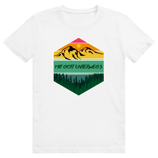 Mit Gott unterwegs Premium Shirt Unisex