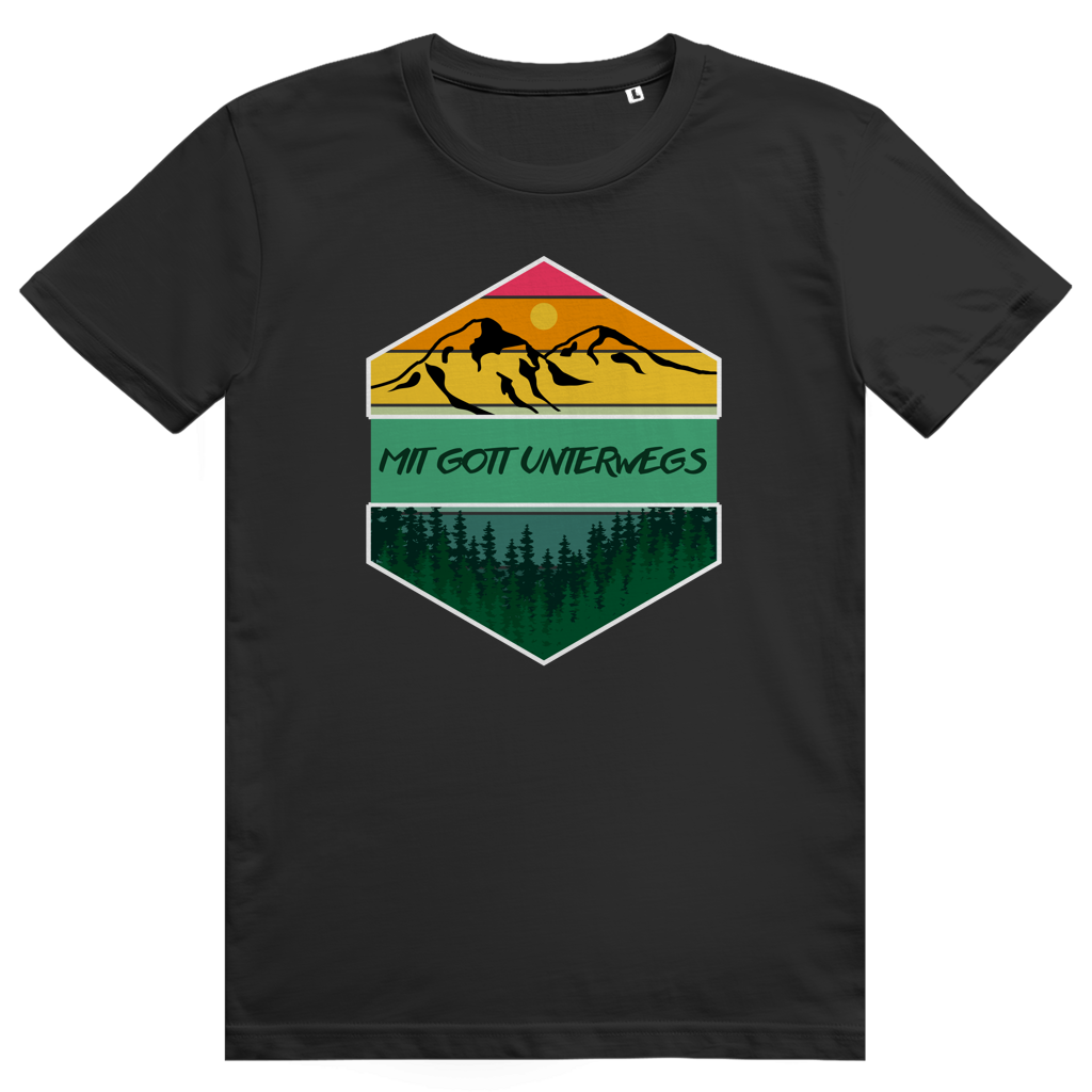 Mit Gott unterwegs Premium Shirt Unisex