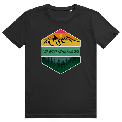 Mit Gott unterwegs Premium Shirt Unisex