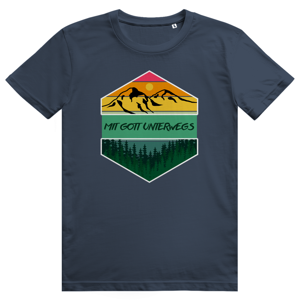 Mit Gott unterwegs Premium Shirt Unisex