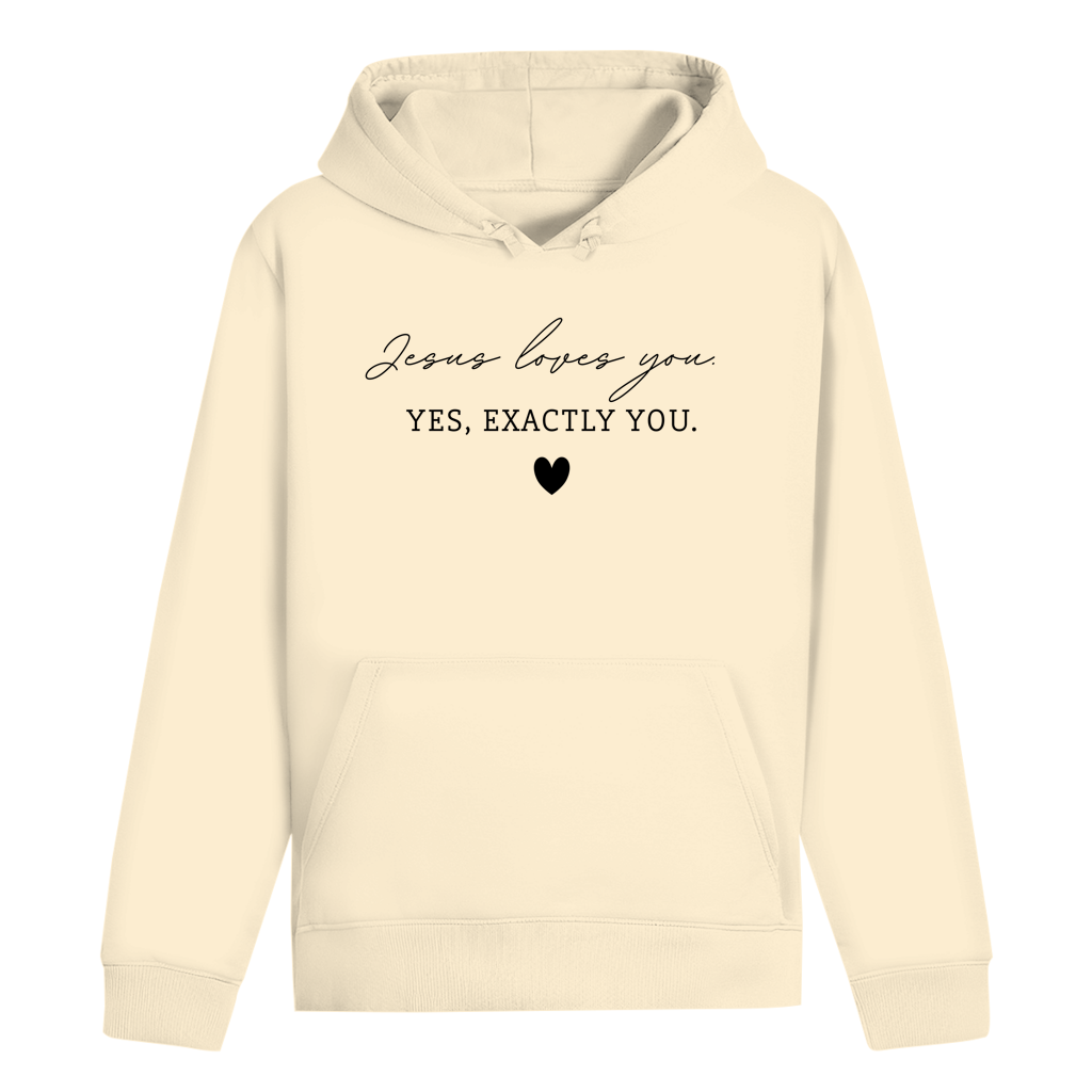 Jesus loves you Premium Hoodie Unisex