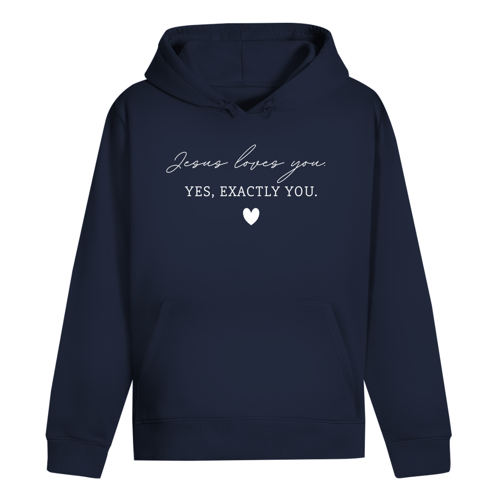 Jesus loves you Premium Hoodie Unisex