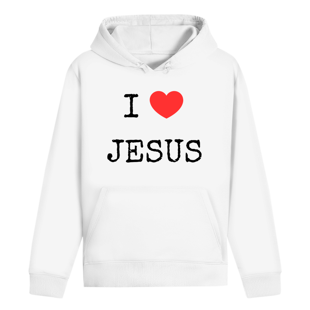 I ❤️ Jesus Premium Hoodie Unisex