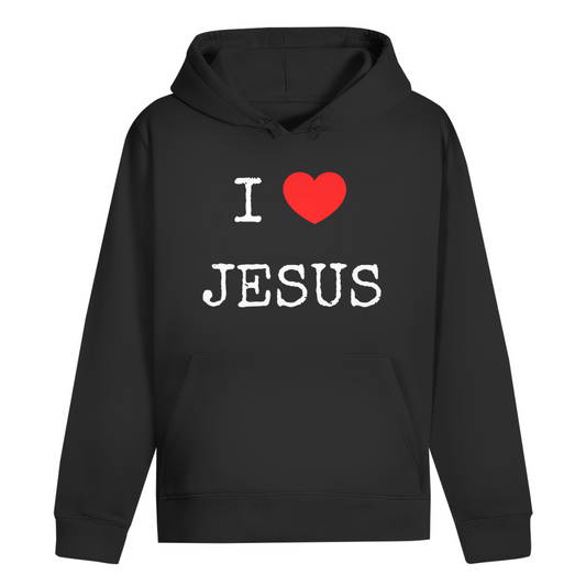 I ❤️ Jesus Premium Hoodie Unisex