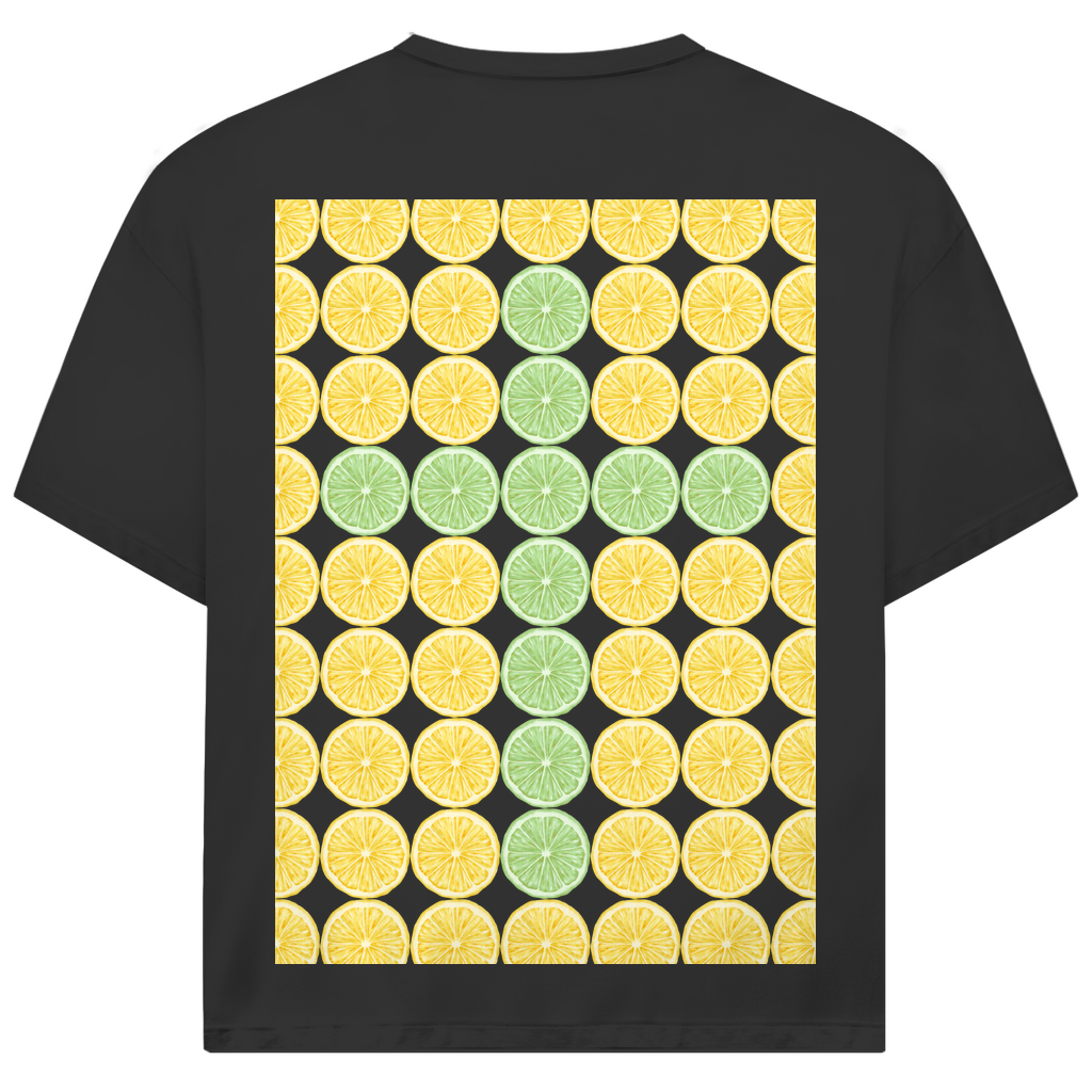 Lemon-Lime Cross Premium Oversize Shirt