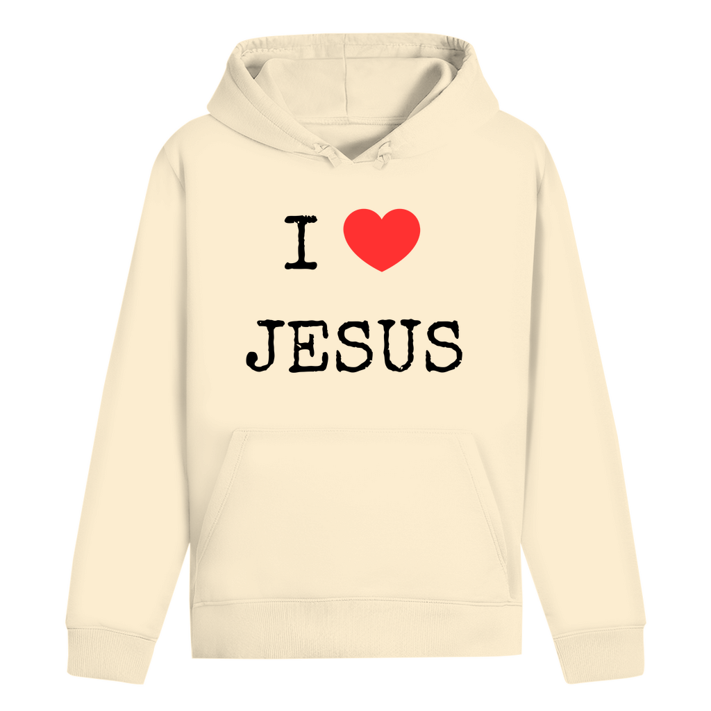 I ❤️ Jesus Premium Hoodie Unisex