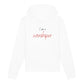 christlicher Hoodie für Frauen und Männer in weiß aus Bio-Baumwolle " I am a worshiper " aus unserer I am... Kollektion