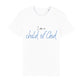 christliches T-Shirt für Männer in weiß aus 100 % Bio-Baumwolle "I am a child of God" aus unserer I am... Kollektion