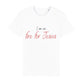 christliches T-Shirt für Männer in weiß aus 100 % Bio-Baumwolle "I am on fire for Jesus" aus unserer I am... Kollektion