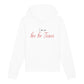 christlicher Hoodie für Frauen und Männer in weiß aus Bio-Baumwolle " I am on fire for Jesus " aus unserer I am... Kollektion