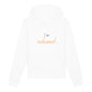 christlicher Hoodie für Frauen und Männer in weiß aus Bio-Baumwolle " I am redeemed " aus unserer I am... Kollektion