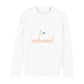 christliches Sweatshirt für Frauen und Männer in weiß aus Bio-Baumwolle "I am redeemed" aus unserer I am... Kollektion