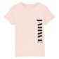 christliches T-Shirt für Kids in rosa aus 100 % Bio-Baumwolle " Jahwe "